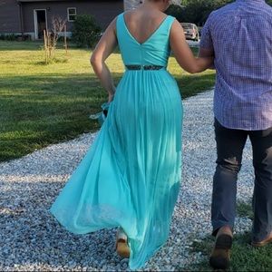 Spa colored long dress